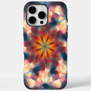 Prismatische caleidoscopische psychedelische manda iPhone 16 pro max hoesje