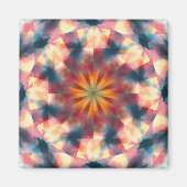 Prismatische caleidoscopische psychedelische manda magneet (Voorkant)