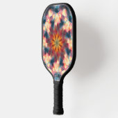 Prismatische caleidoscopische psychedelische manda pickleball paddle (Links)
