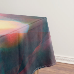 Prismatische caleidoscopische psychedelische manda tafelkleed