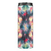 Prismatische caleidoscopische psychedelische manda thermosbeker (Achterkant)