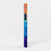 Prismatische Chaos Digitale Rasterontwerp Case-Mate iPhone Case (Achterkant/rechts)