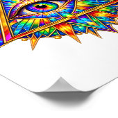 Prismatische Dawn Eye Poster (Hoek)