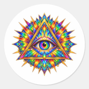 Prismatische Dawn Eye Sticker