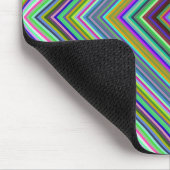 Prismatische diamantachtergrond muismat (Hoek)