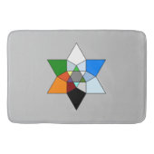Prismatische fractal Bath Mat (Voorkant)