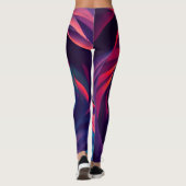 "Prismatische fractale Leggings" Leggings (Achterkant)
