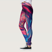 "Prismatische fractale Leggings" Leggings (Links)