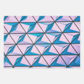 prismatische geometrie inpakpapier vel (Voorkant)