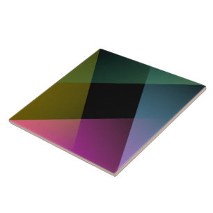 Prismatische Geometrische Abstracte Tegel Tegeltje