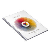  prismatische kleurenwiel voor kunstenaars notitieboek (Rechterzijde)