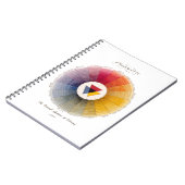  prismatische kleurenwiel voor kunstenaars notitieboek (Linkerzijde)