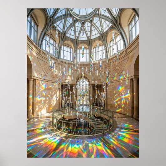 Prismatische Licht Atrium Hal Poster (Voorkant)