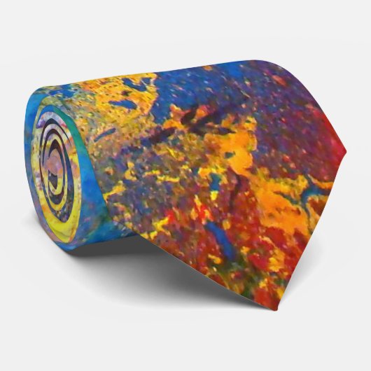 Prismatische Nebula Stropdas (Opgerold)