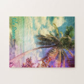 Prismatische palmboom op Isla Saona Legpuzzel (Horizontaal)