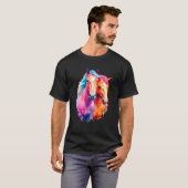 Prismatische pony's t-shirt (Voorkant volledig)