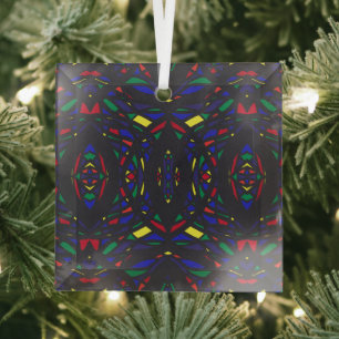 Prismatische Regenboog Abstracte Acryl Kunst Glas Ornament