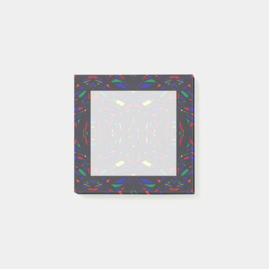 Prismatische Regenboog Abstracte Acryl Kunst Post-it® Notes (Voorkant)