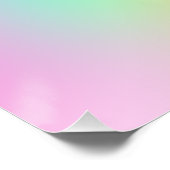 Prismatische regenboog "Kindheid kiezen" Perfect Poster (Hoek)