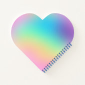 Prismatische regenbooggradiënt "Kindness cultivere Notitieboek (Achterkant)