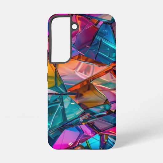 Prismatische scherven samsung galaxy hoesje (Achterkant)