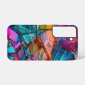 Prismatische scherven samsung galaxy hoesje (Achterkant horizontaal)