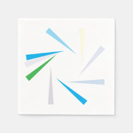 Prismatische sluiterservetten servet