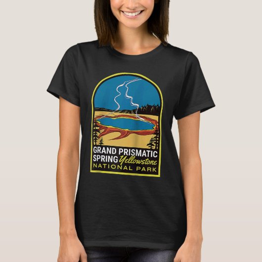 Prismatische springsteenreisroute t-shirt (Voorkant)