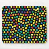 Prismatische Stippen Achtergrond Muismat (Voorkant)