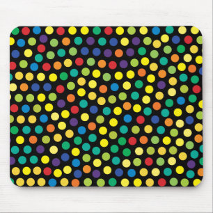 Prismatische Stippen Achtergrond Muismat