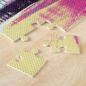 Prismatische Stippen Santa Monica Pier Legpuzzel (Zijkant)