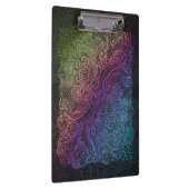 prismatische werveling | Rainbow Fractal Feather A Klembord (Rechts)