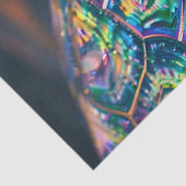 Prismatische Zee Turtle Kleurrijke Decoupage Tissuepapier (Detail)