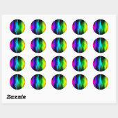 Prismfracties Ronde Sticker (Vel)