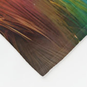 Prismhorn: De regenboog Capybaraicorn, Fleece Deken (Hoek)