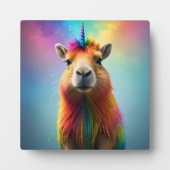 Prismhorn: De Regenboog Capybaraicorn, Fotoplaat (Voorkant)
