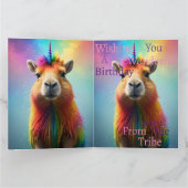 Prismhorn: De regenboog Capybaraicorn, Kaart (Binnen)