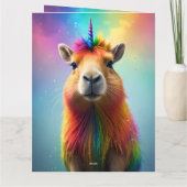 Prismhorn: De regenboog Capybaraicorn, Kaart (Achterkant)