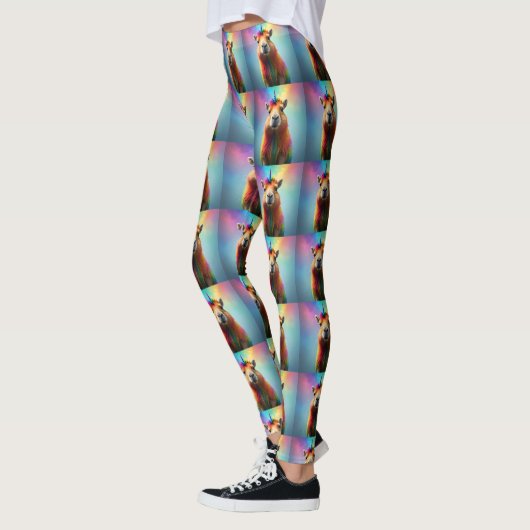 Prismhorn: De regenboog Capybaraicorn Leggings (Links)