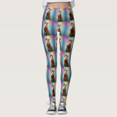 Prismhorn: De regenboog Capybaraicorn Leggings (Voorkant)
