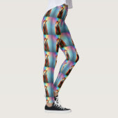 Prismhorn: De regenboog Capybaraicorn Leggings (Rechts)