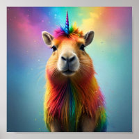 Prismhorn: De regenboog Capybaraicorn,