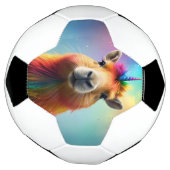Prismhorn: De regenboog Capybaraicorn, Voetbal (Gedraaid)