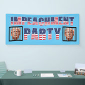Prison Bars Trump Impeachment Party Spandoek (Beurs)