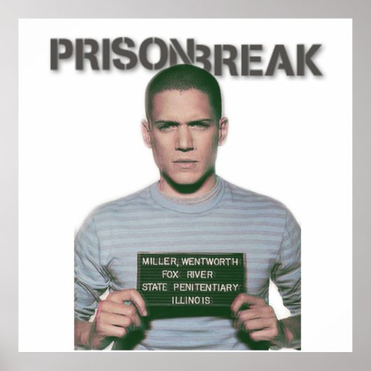 PRISON BREAK POSTER (Voorkant)