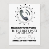 Prison Cards Long Distance Phone Calls Briefkaart (Voorkant)