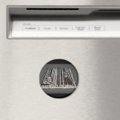 PRISON JAIL BAR CODE MAGNEET (Insitu (Vaatwasser))