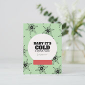 Prison Long Distance Winter Christmas Snowglobe  Briefkaart (Staand voorkant)