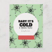 Prison Long Distance Winter Christmas Snowglobe  Briefkaart (Voorkant)