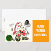 PRISON SANTA FEESTDAGENKAART (Voorkant / Achterkant)